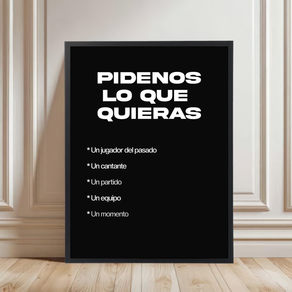 Personaliza tu cuadro